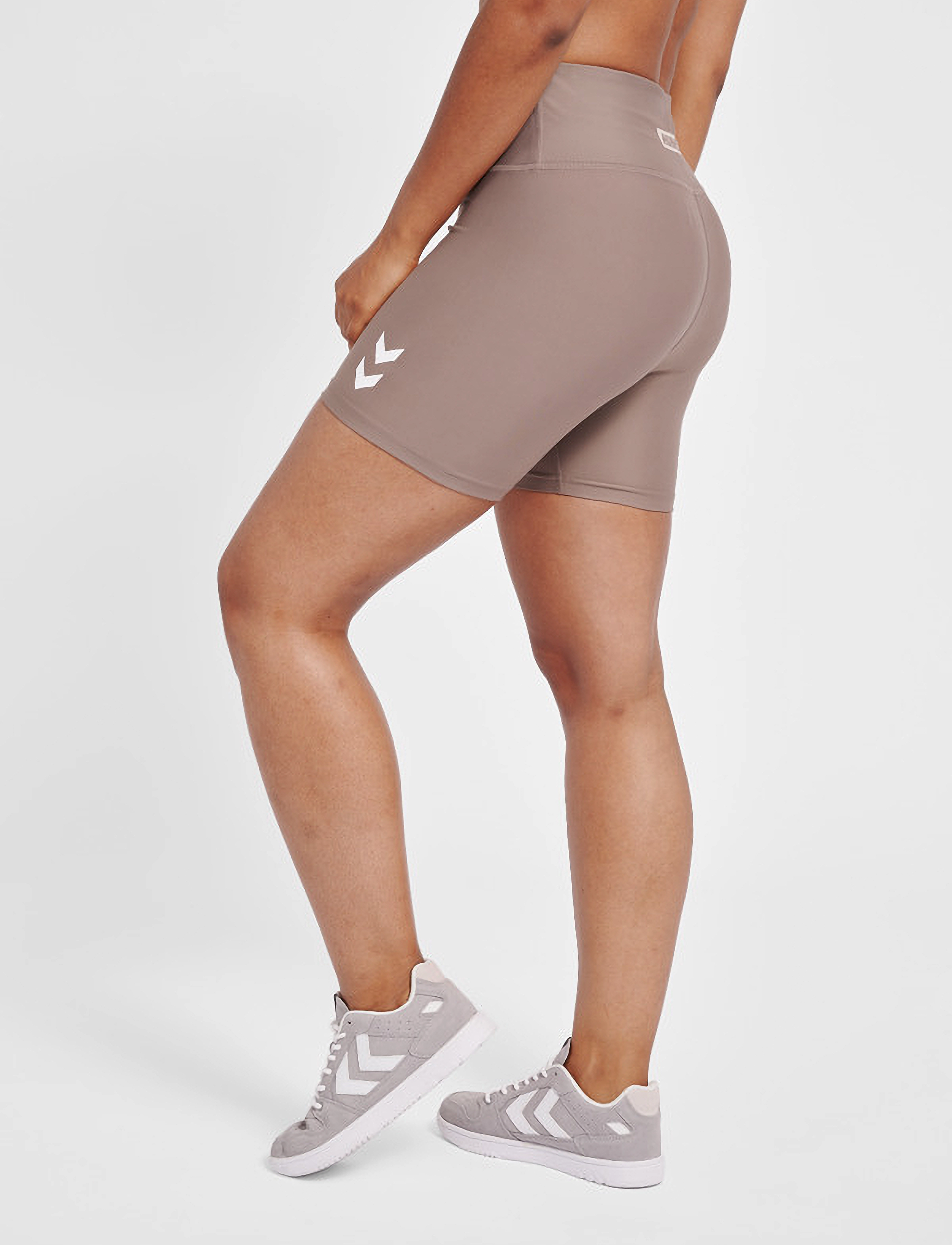 Hummel - hmlTE TOLA HW TIGHT SHORTS - 1/2 pikkus - driftwood - 4