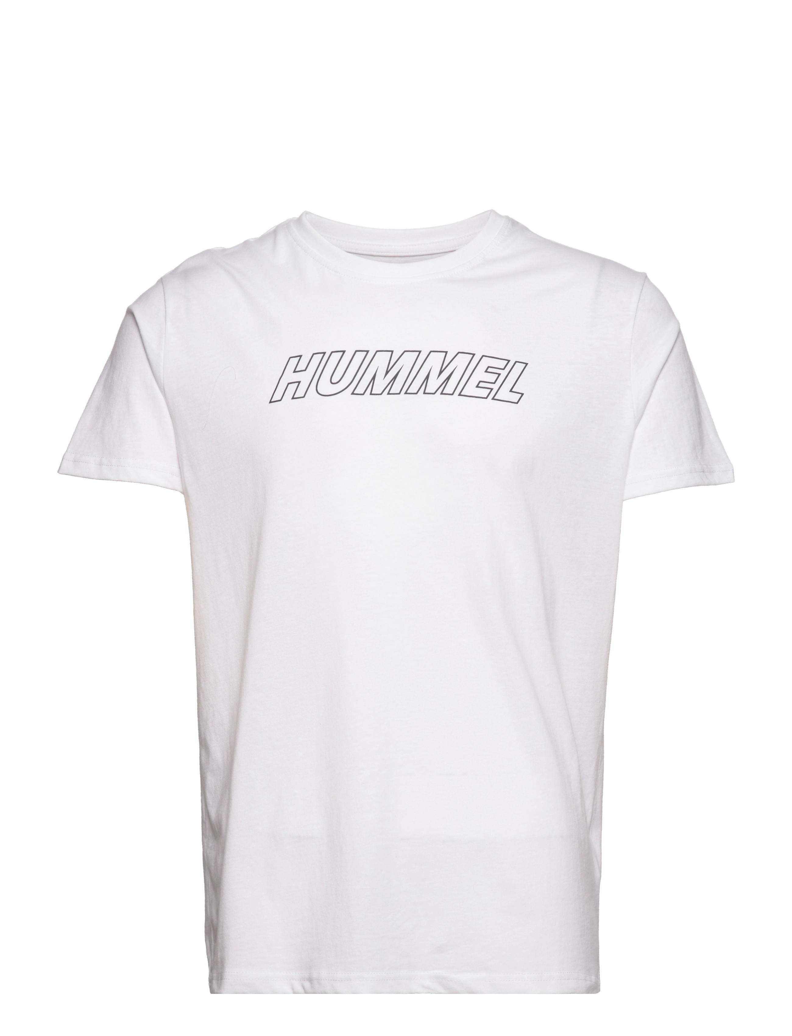Hummel - hmlTE CALLUM COTTON T-SHIRT - white/asphalt - 0