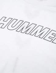 Hummel - hmlTE CALLUM COTTON T-SHIRT - white/asphalt - 2