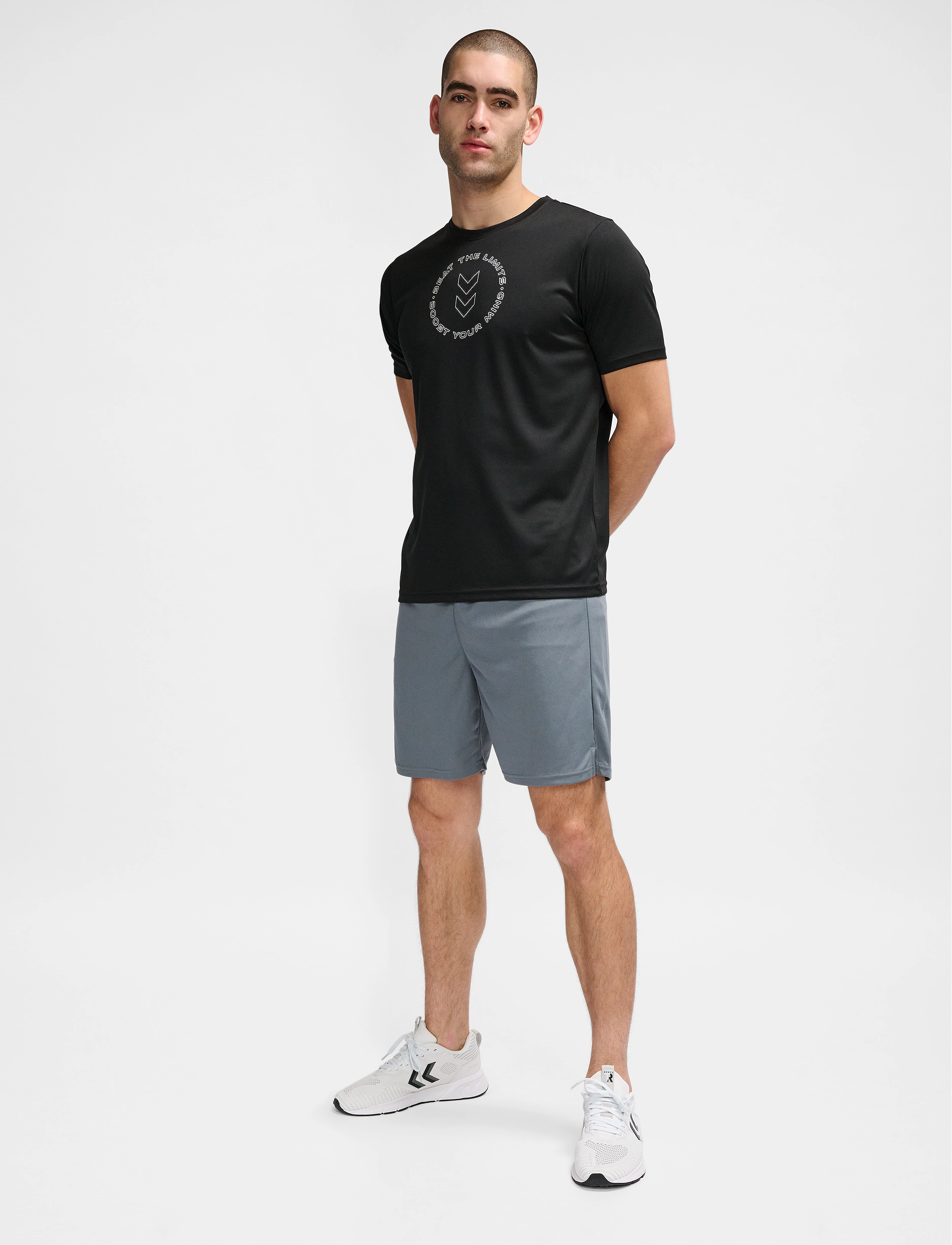 Hummel - hmlTE TOPAZ SHORTS - stormy weather - 3