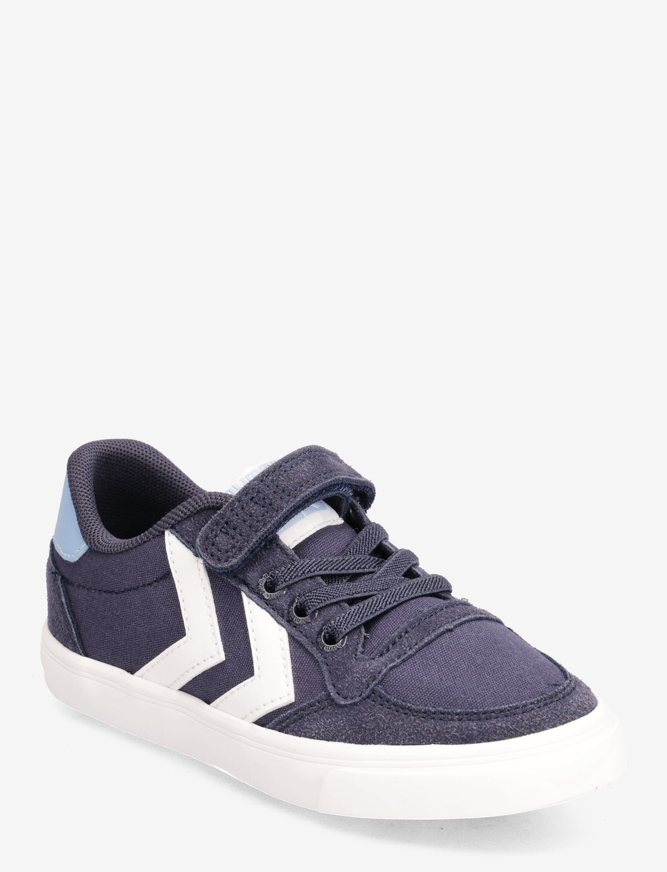 Hummel - SLIMMER STADIL LOW JR - sommerschnäppchen - black iris - 0