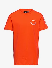 Hummel - hmlOPTIMISM T-SHIRT S/S - kortärmade t-shirts - cherry tomato - 0