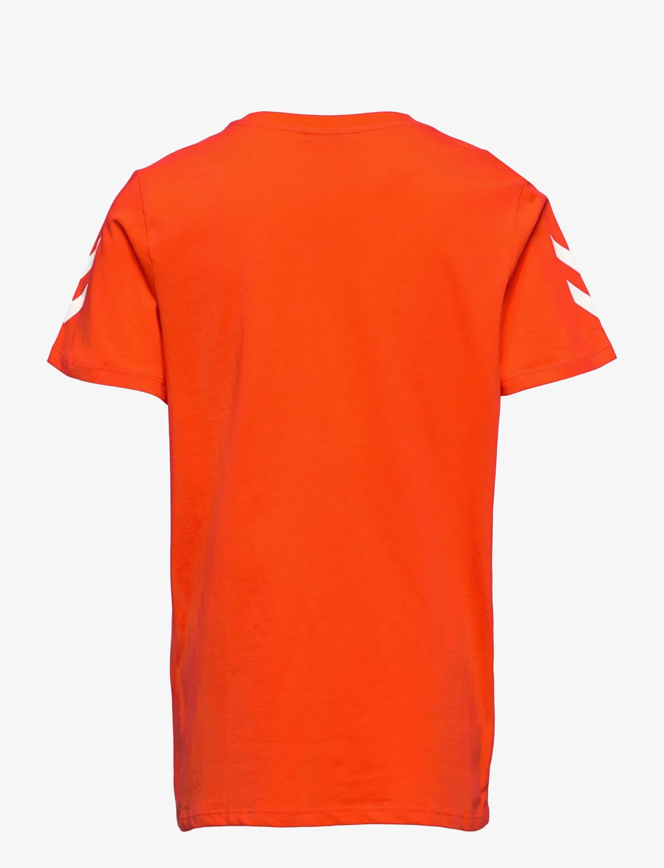 Hummel - hmlOPTIMISM T-SHIRT S/S - kortærmede t-shirts - cherry tomato - 1