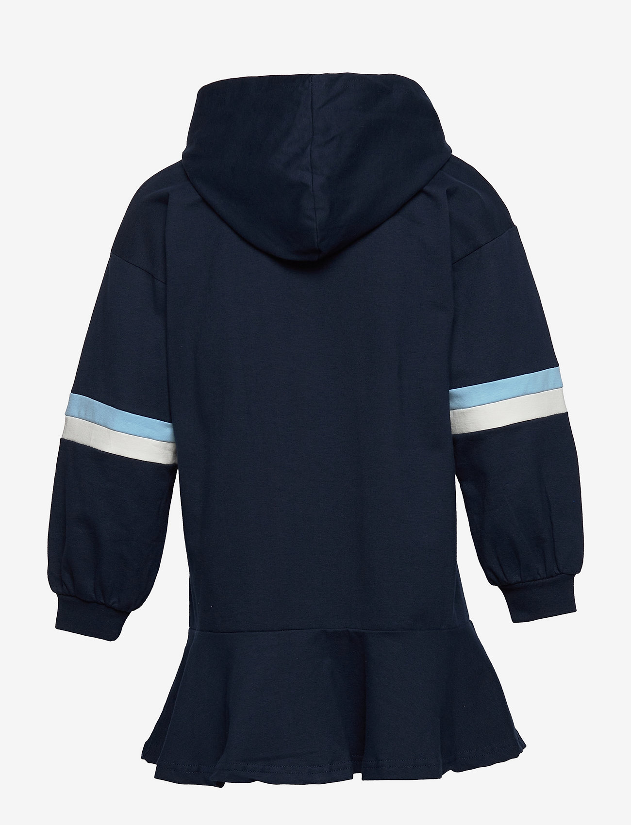 Hummel - hmlBEVERLY HOODIE DRESS - long-sleeved casual dresses - black iris - 1