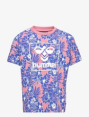 Hummel - hmlFLOWER T-SHIRT S/S - kortærmede t-shirts - heather rose - 0