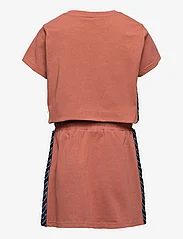 Hummel - hmlHEDDA DRESS - kortärmade vardagsklänningar - copper brown - 1