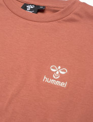 Hummel - hmlHEDDA DRESS - lyhythihaiset - copper brown - 2