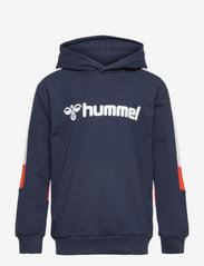 Hummel - hmlBUGGE HOODIE - hoodies - black iris - 0