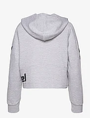 Hummel - hmlLGC YOKO CROPPED HOODIE - džemperi ar kapuci - light grey melange - 1