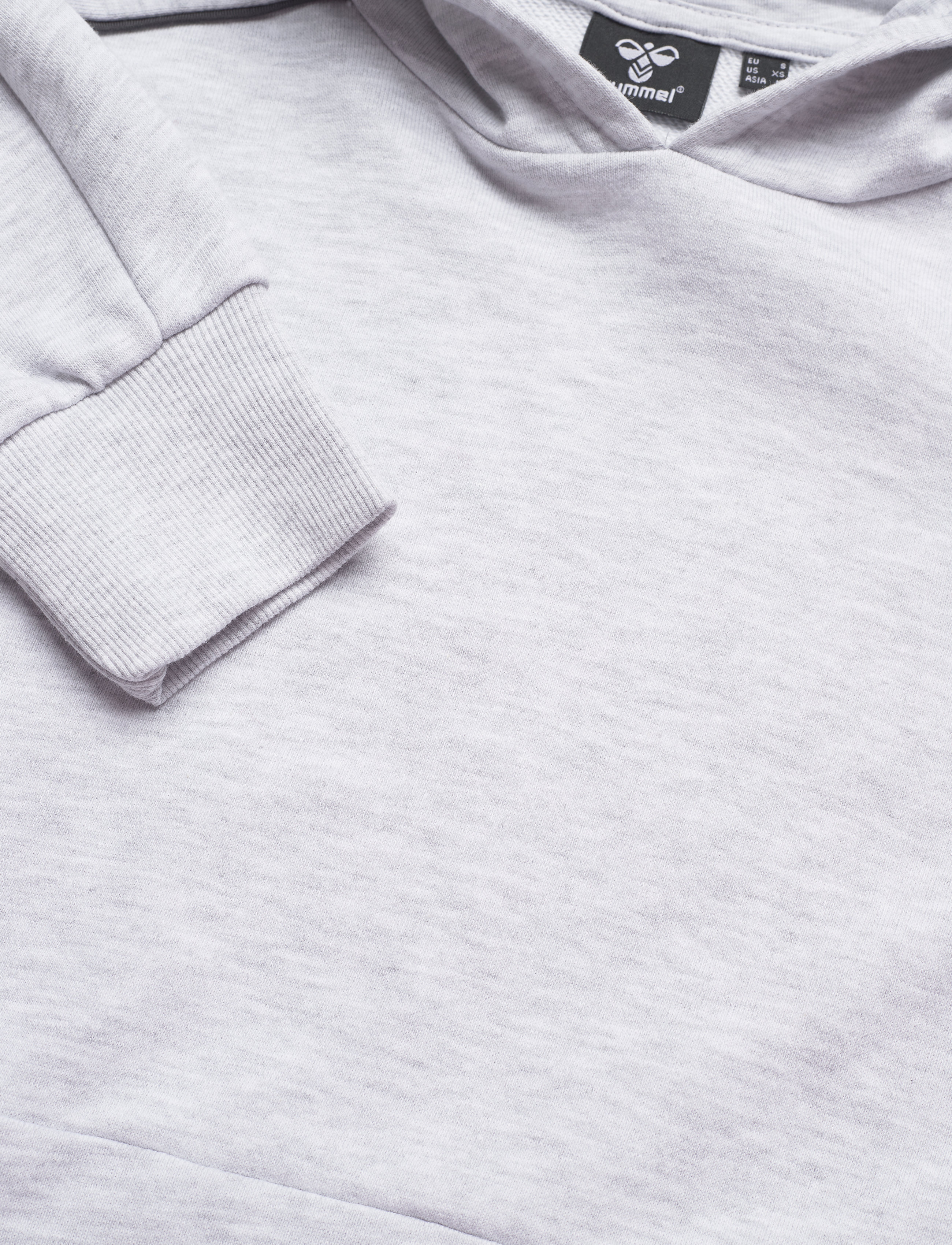 Hummel - hmlLGC YOKO CROPPED HOODIE - light grey melange - 5