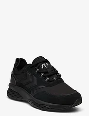 Hummel - MARATHONA REACH LX TONAL RIB - low top sneakers - black/black - 0