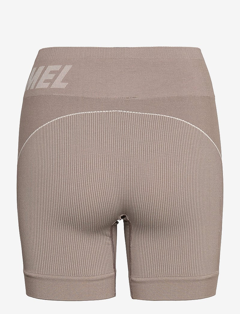 Hummel - hmlTE CHRISTEL SEAMLESS SHORTS - 1/2 længde - chateau gray/driftwood melange - 2
