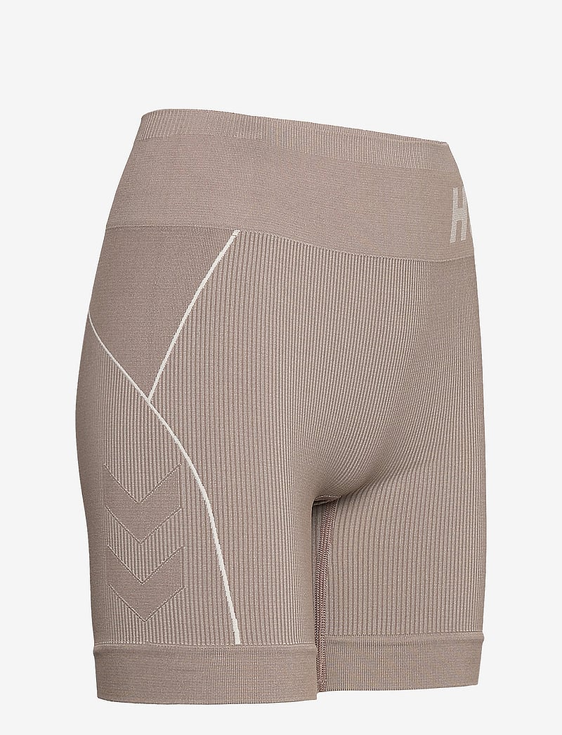 Hummel - hmlTE CHRISTEL SEAMLESS SHORTS - 1/2 længde - chateau gray/driftwood melange - 4