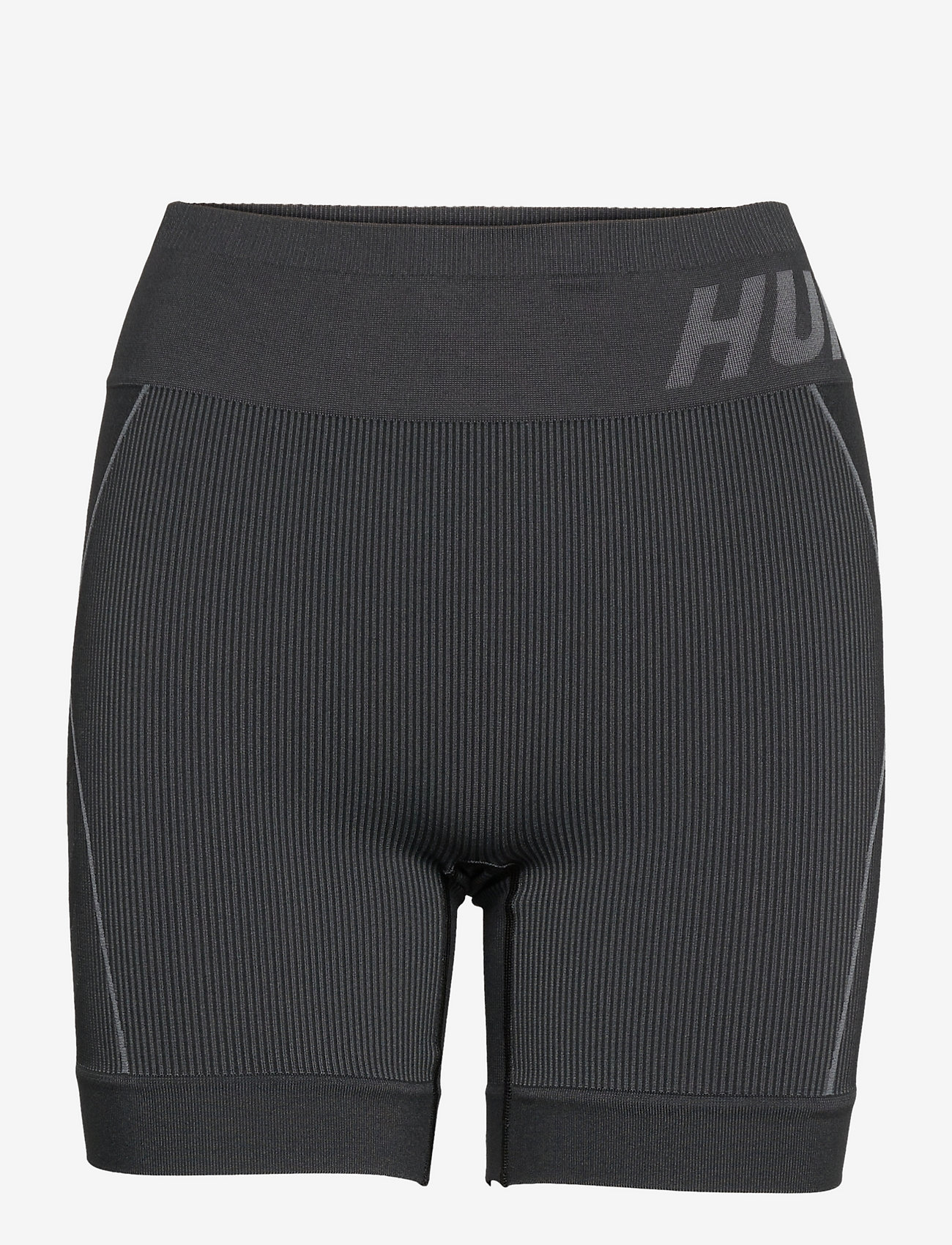 Hummel - hmlTE CHRISTEL SEAMLESS SHORTS - korta tights - black/asphalt melange - 1