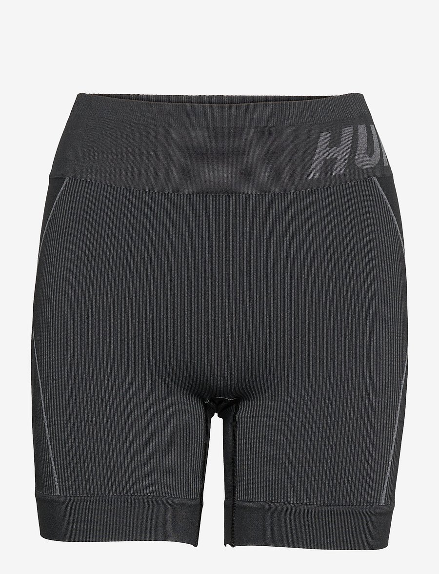 Hummel - hmlTE CHRISTEL SEAMLESS SHORTS - treningstights - black/asphalt melange - 1