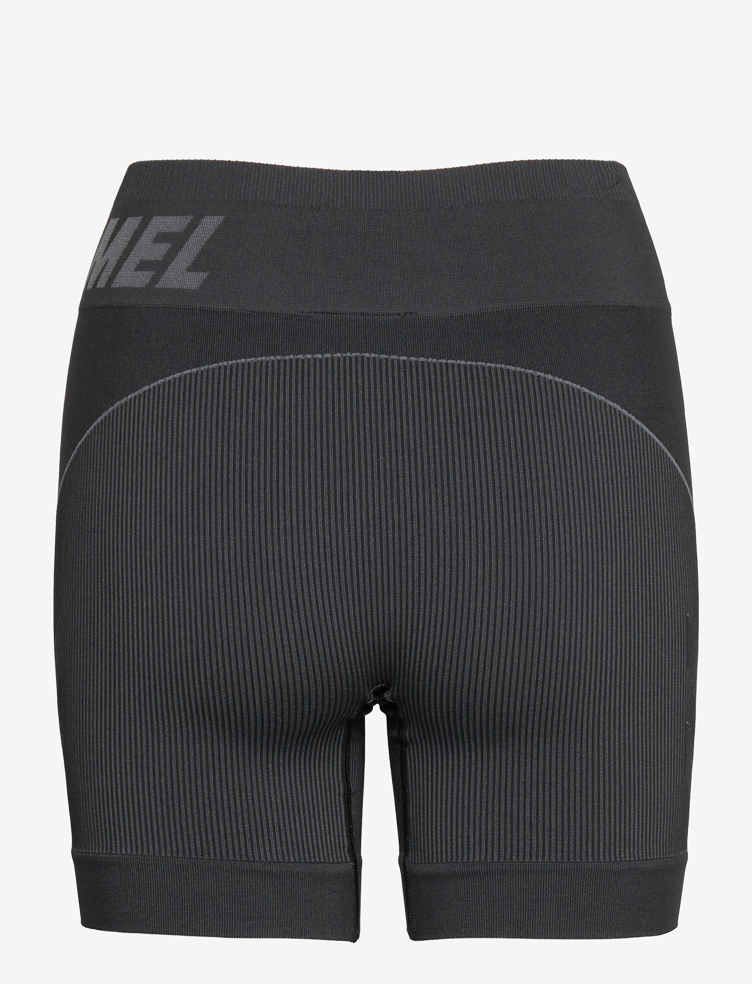 Hummel - hmlTE CHRISTEL SEAMLESS SHORTS - 1/2 lengde - black/asphalt melange - 2