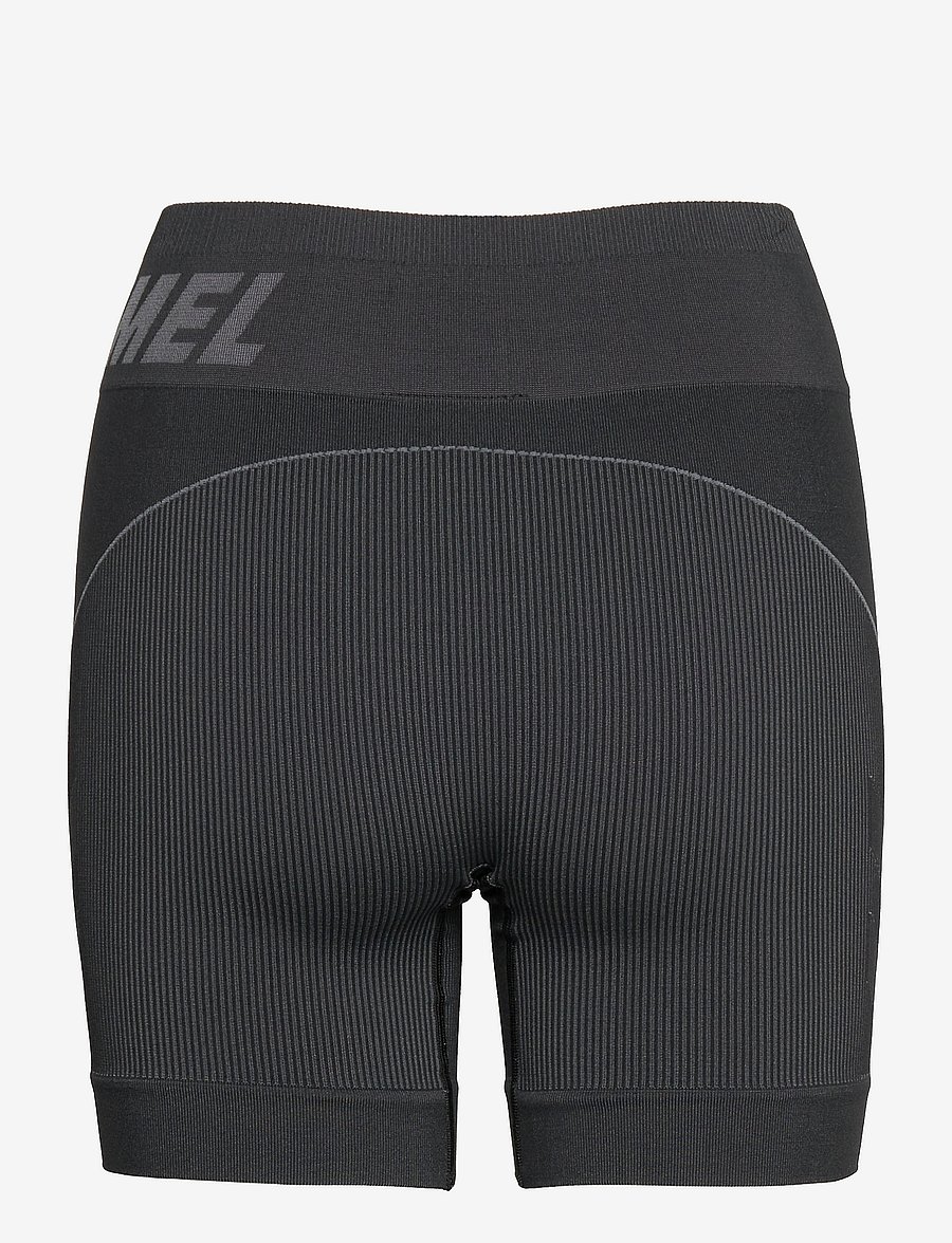 Hummel - hmlTE CHRISTEL SEAMLESS SHORTS - treningstights - black/asphalt melange - 2