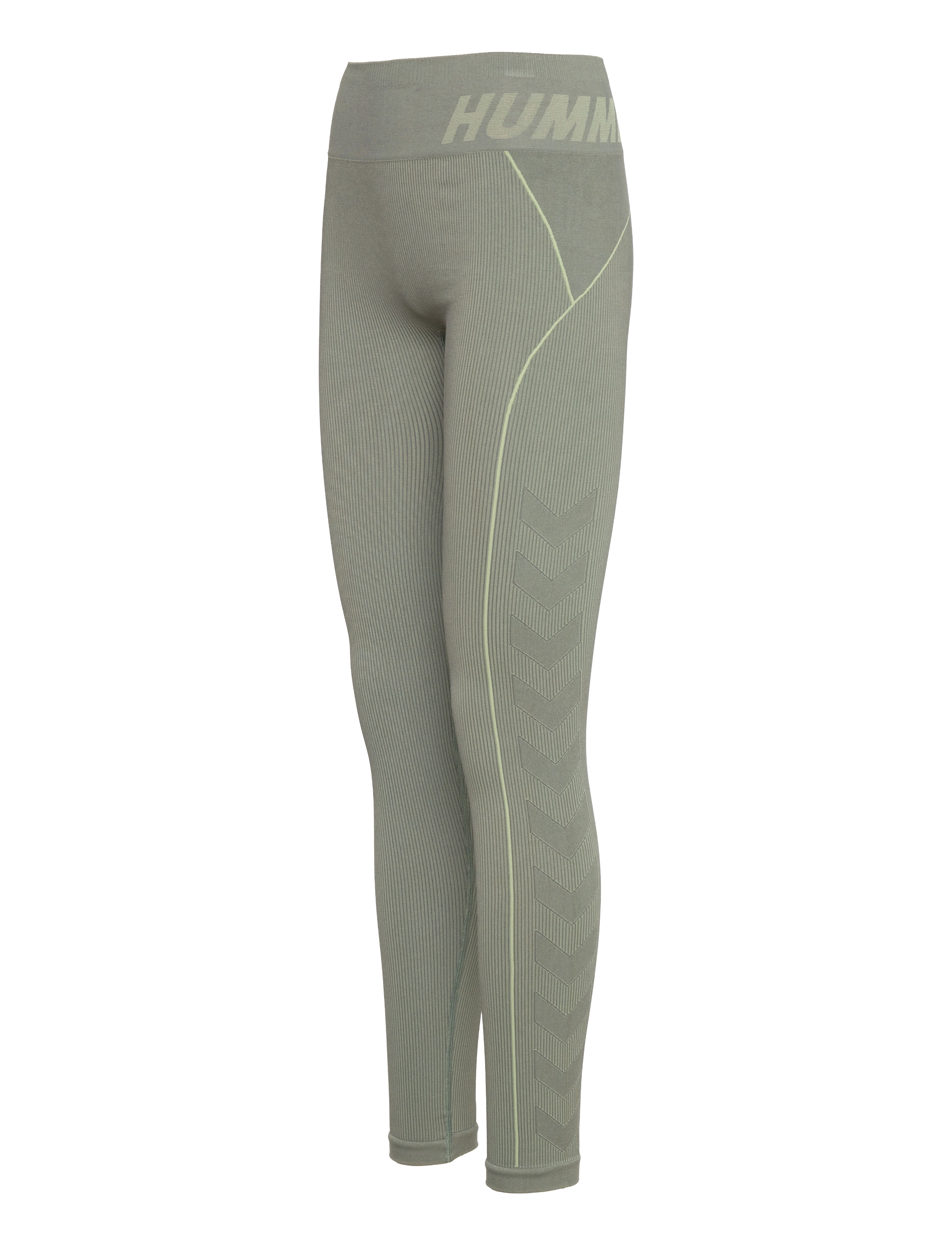 Hummel - hmlTE CHRISTEL SEAMLESS MW TIGHTS - lily pad/ laurel wreath melange - 2