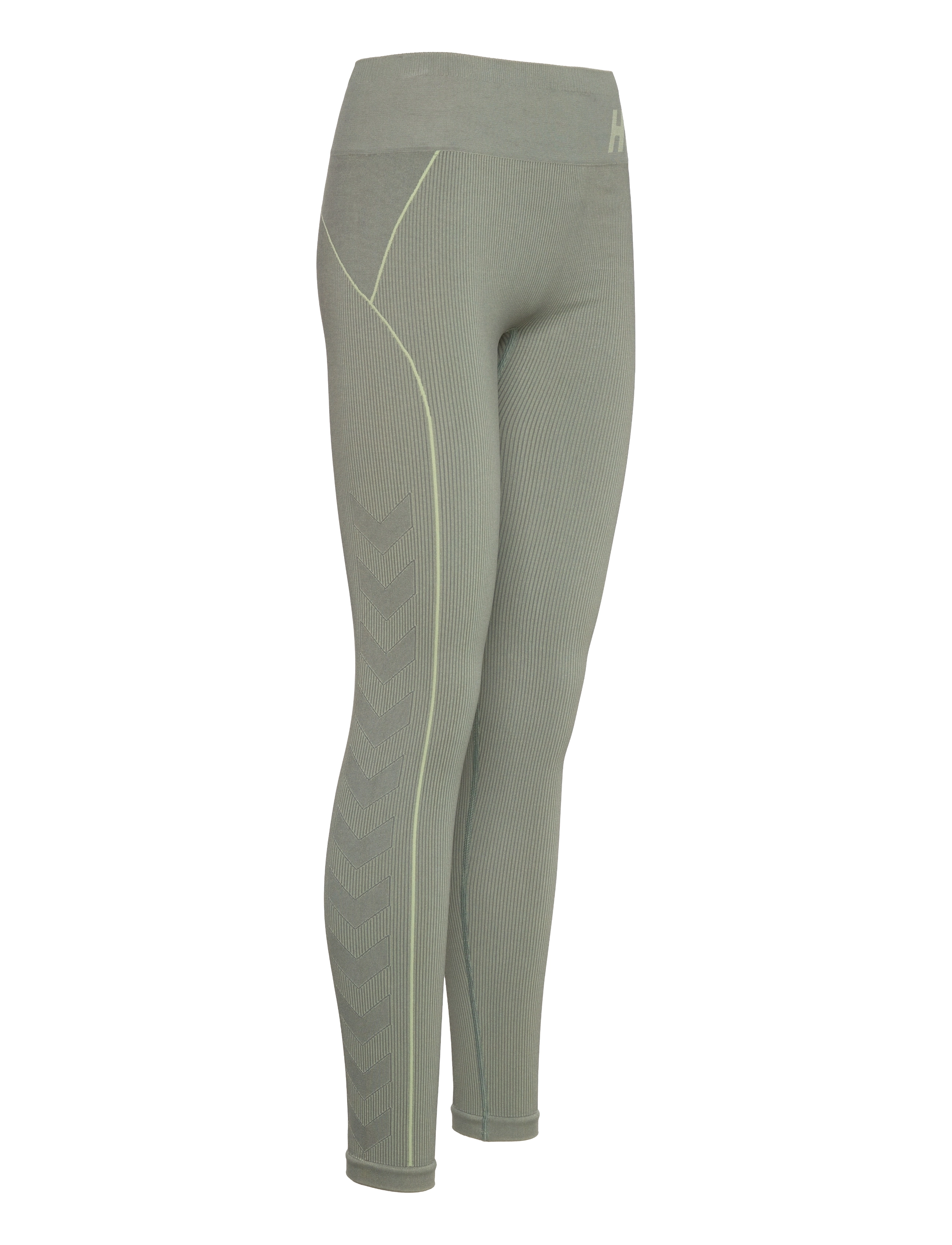 Hummel - hmlTE CHRISTEL SEAMLESS MW TIGHTS - lily pad/ laurel wreath melange - 3