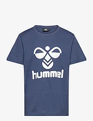 Hummel - hmlTRES T-SHIRT S/S - lyhythihaiset - dark denim - 0