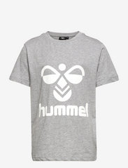 Hummel - hmlTRES T-SHIRT S/S - krótki rękaw - grey melange - 0