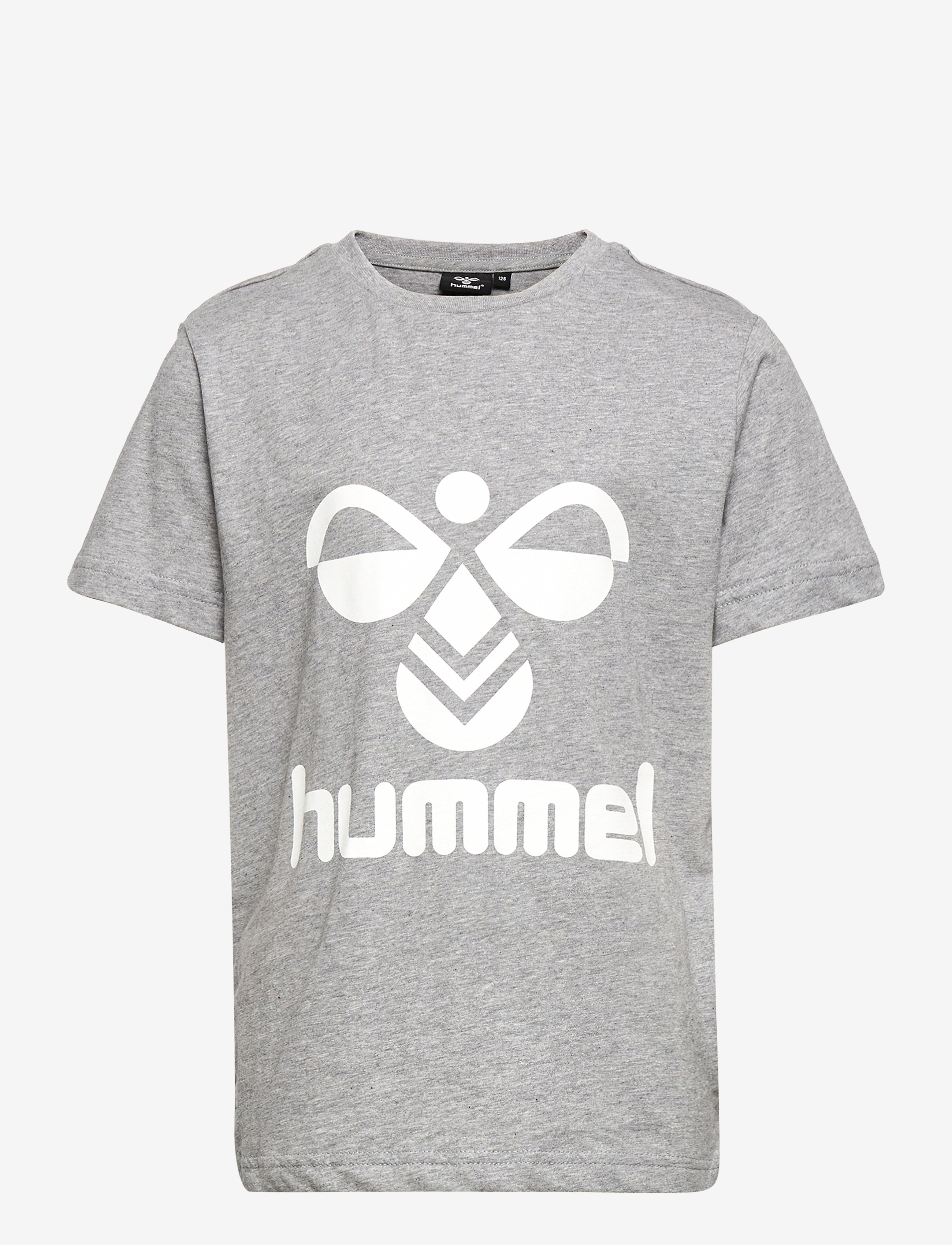 hmlTRES T-SHIRT S/S - GREY MELANGE