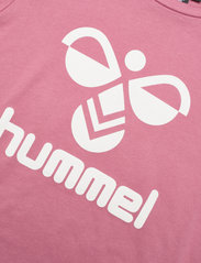 Hummel - hmlTRES T-SHIRT S/S - trumpomis rankovėmis - heather rose - 2