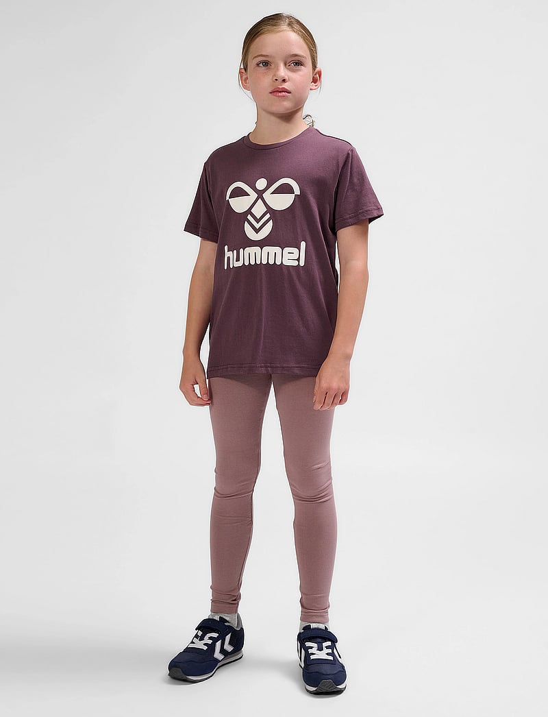 Hummel - hmlTRES T-SHIRT S/S - kortärmade - huckleberry - 0