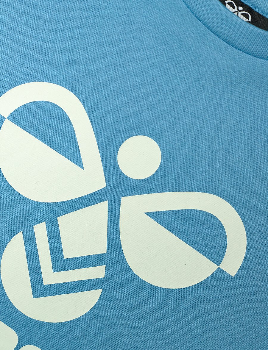Hummel - hmlTRES T-SHIRT S/S - kurzärmelig - lichen blue - 4