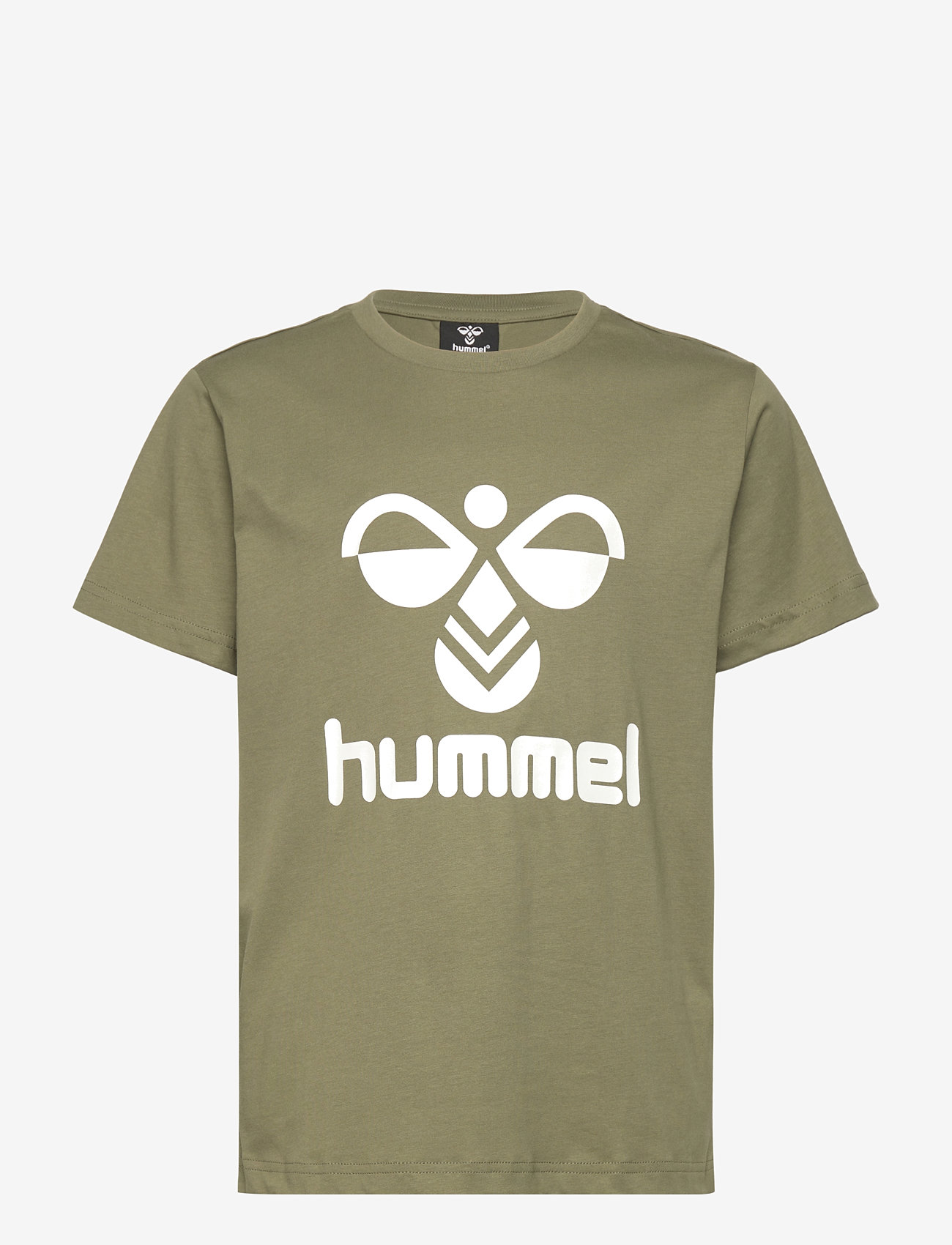 Hummel - hmlTRES T-SHIRT S/S - short-sleeved t-shirts - olivine - 1