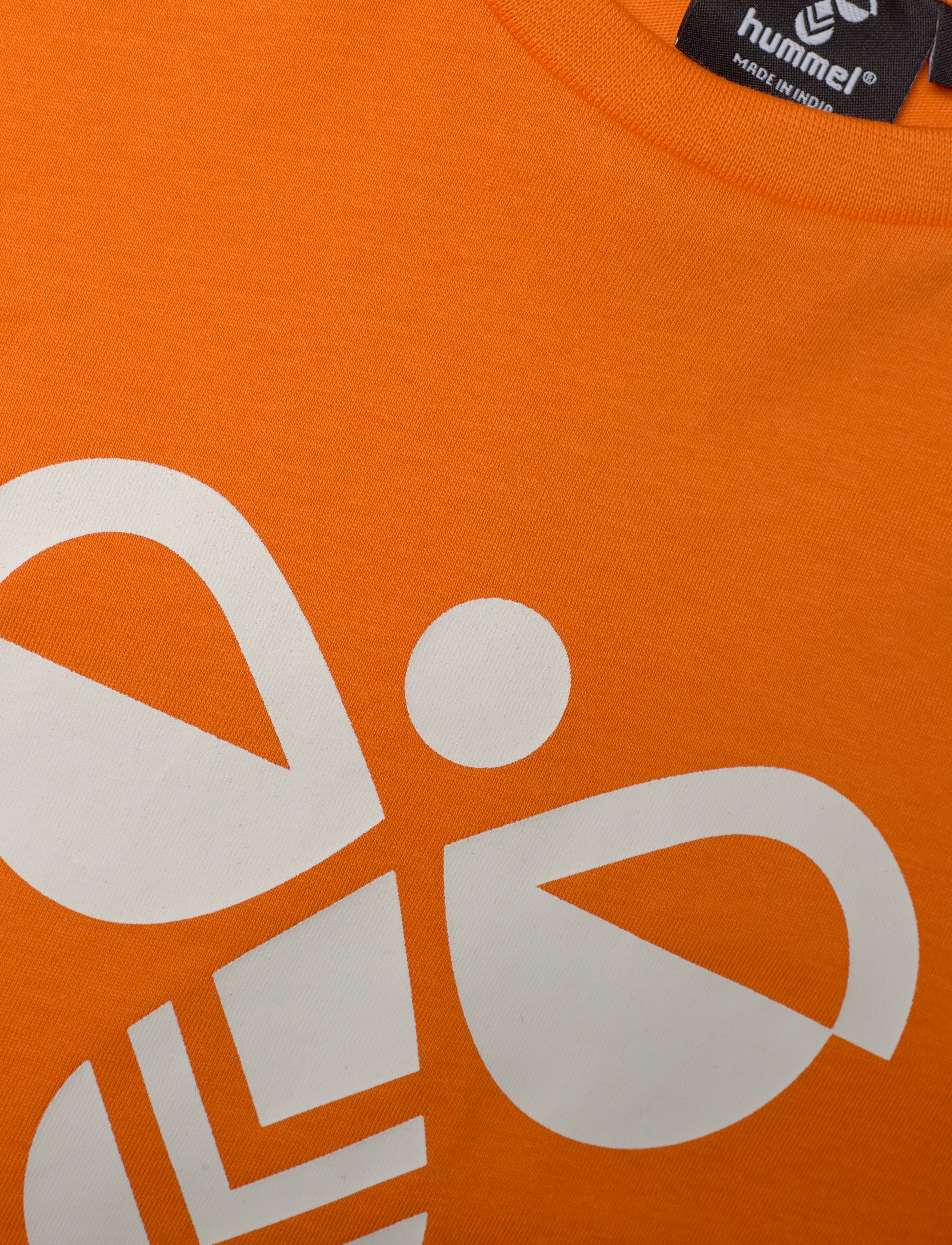 Hummel - hmlTRES T-SHIRT S/S - kortærmede - persimmon orange - 2
