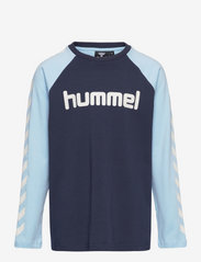 Hummel - hmlBOYS T-SHIRT L/S - pitkähihaiset paidat - airy blue - 0