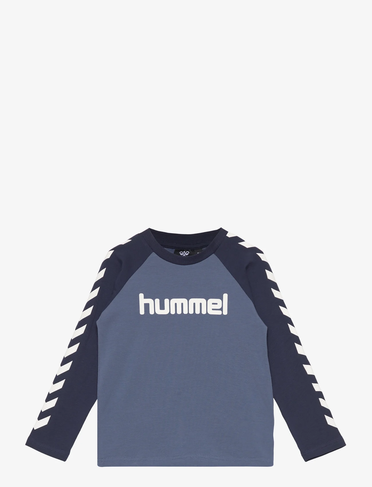 Hummel - hmlBOYS T-SHIRT L/S - pitkähihaiset paidat - bering sea - 0