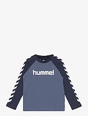 Hummel - hmlBOYS T-SHIRT L/S - długi rękaw - bering sea - 0