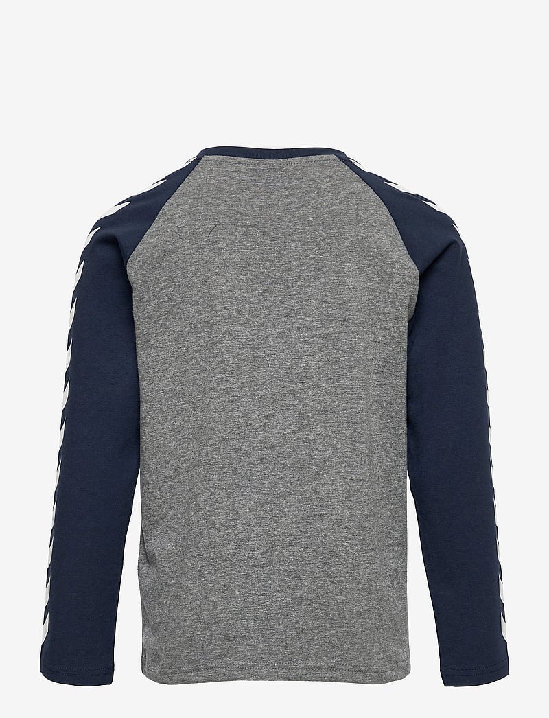 Hummel - hmlBOYS T-SHIRT L/S - langærmede t-shirts - black iris - 1