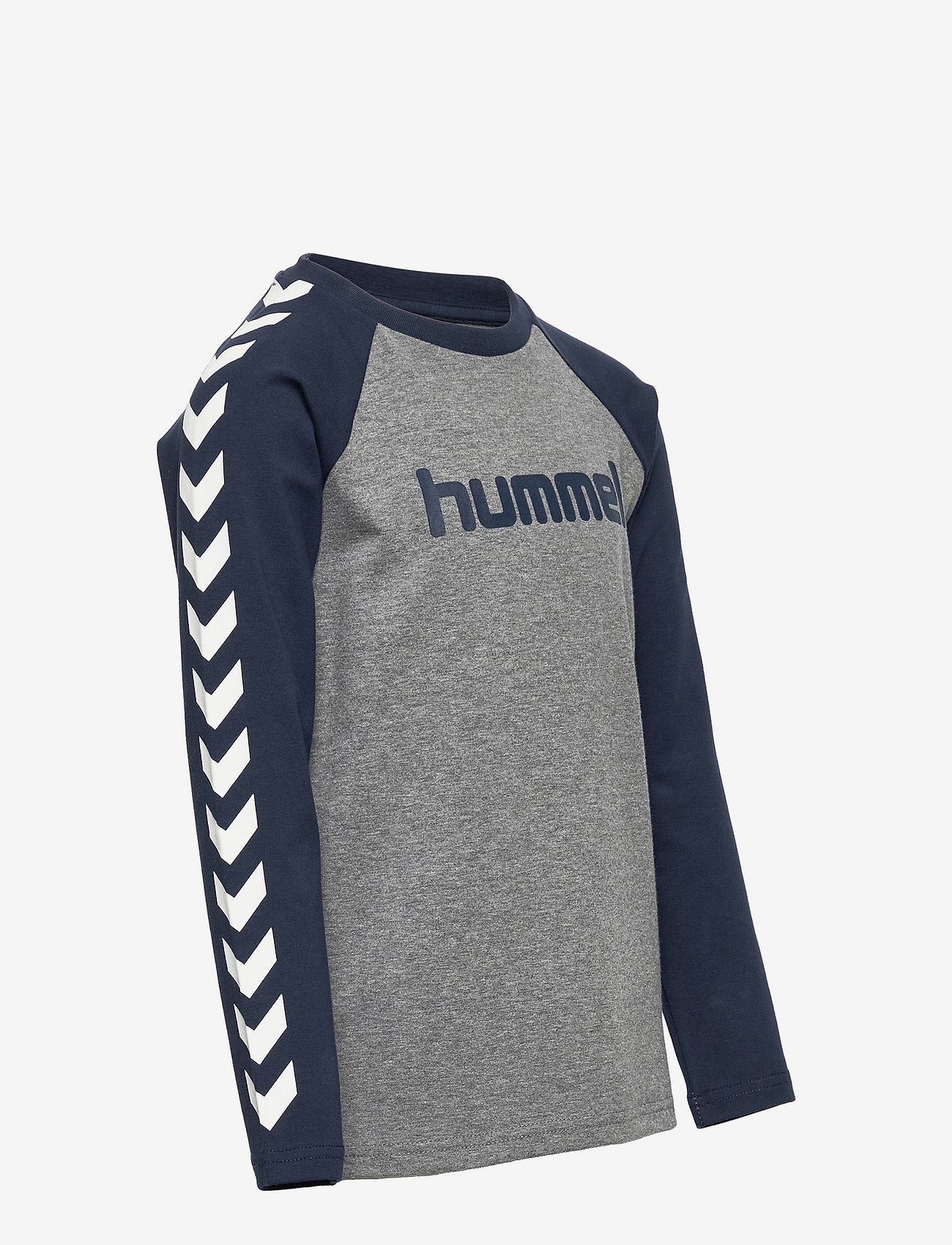 Hummel - hmlBOYS T-SHIRT L/S - langærmede t-shirts - black iris - 3