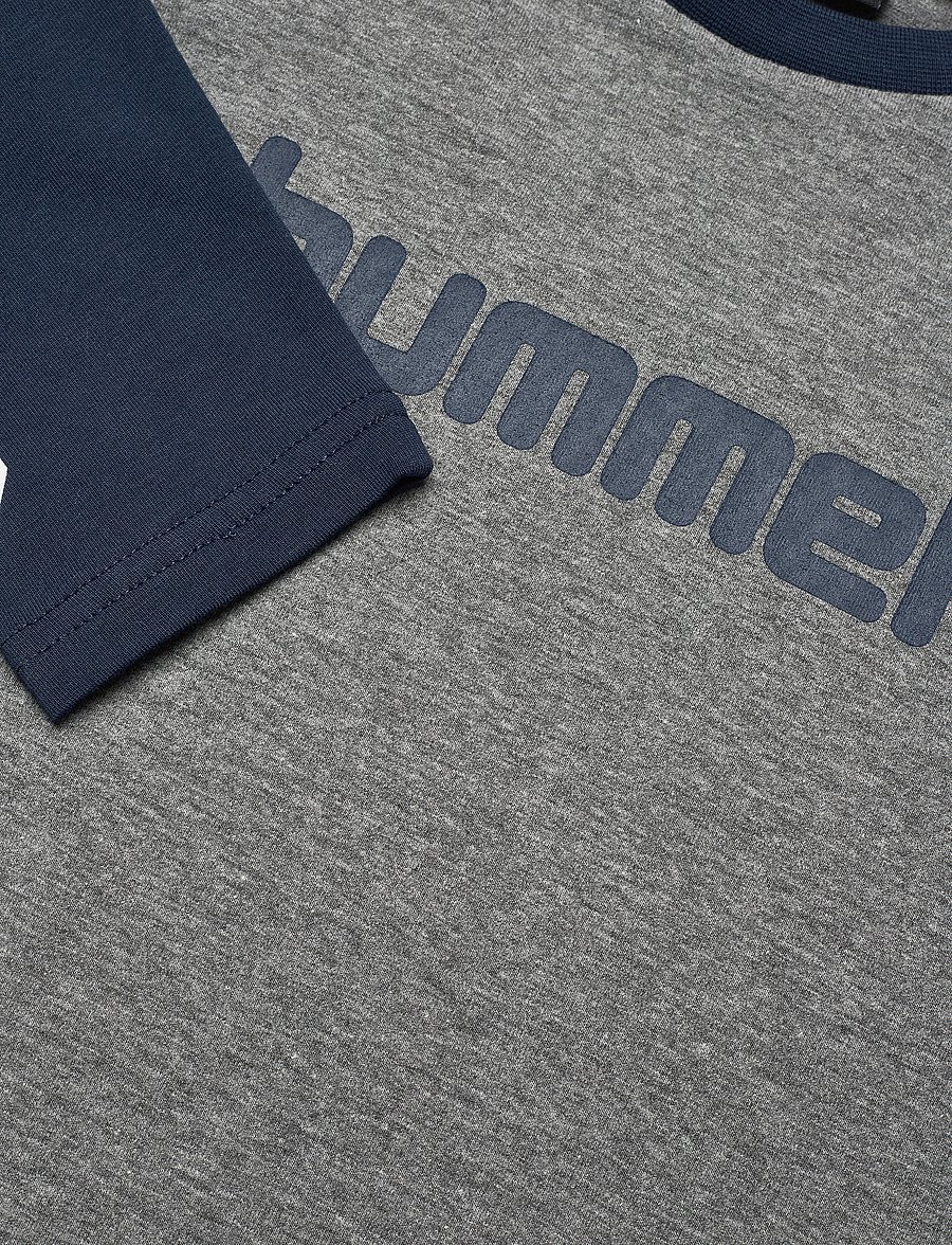 Hummel - hmlBOYS T-SHIRT L/S - langärmelig - black iris - 4