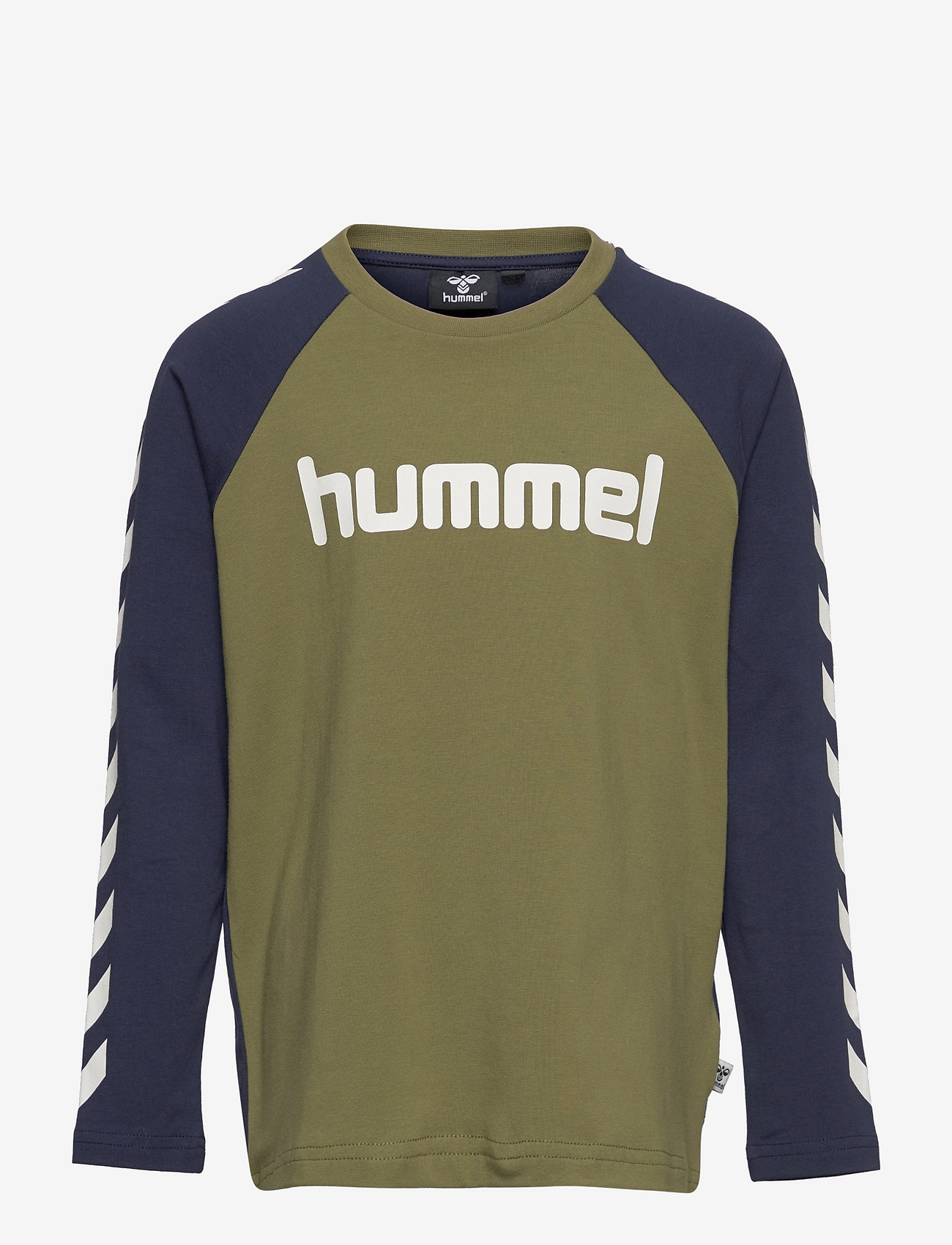 Hummel - hmlBOYS T-SHIRT L/S - długi rękaw - capulet olive - 0