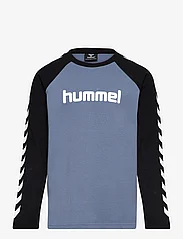 Hummel - hmlBOYS T-SHIRT L/S - pitkähihaiset paidat - coronet blue - 0