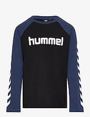 Hummel - hmlBOYS T-SHIRT L/S - pitkähihaiset paidat - dark denim - 0