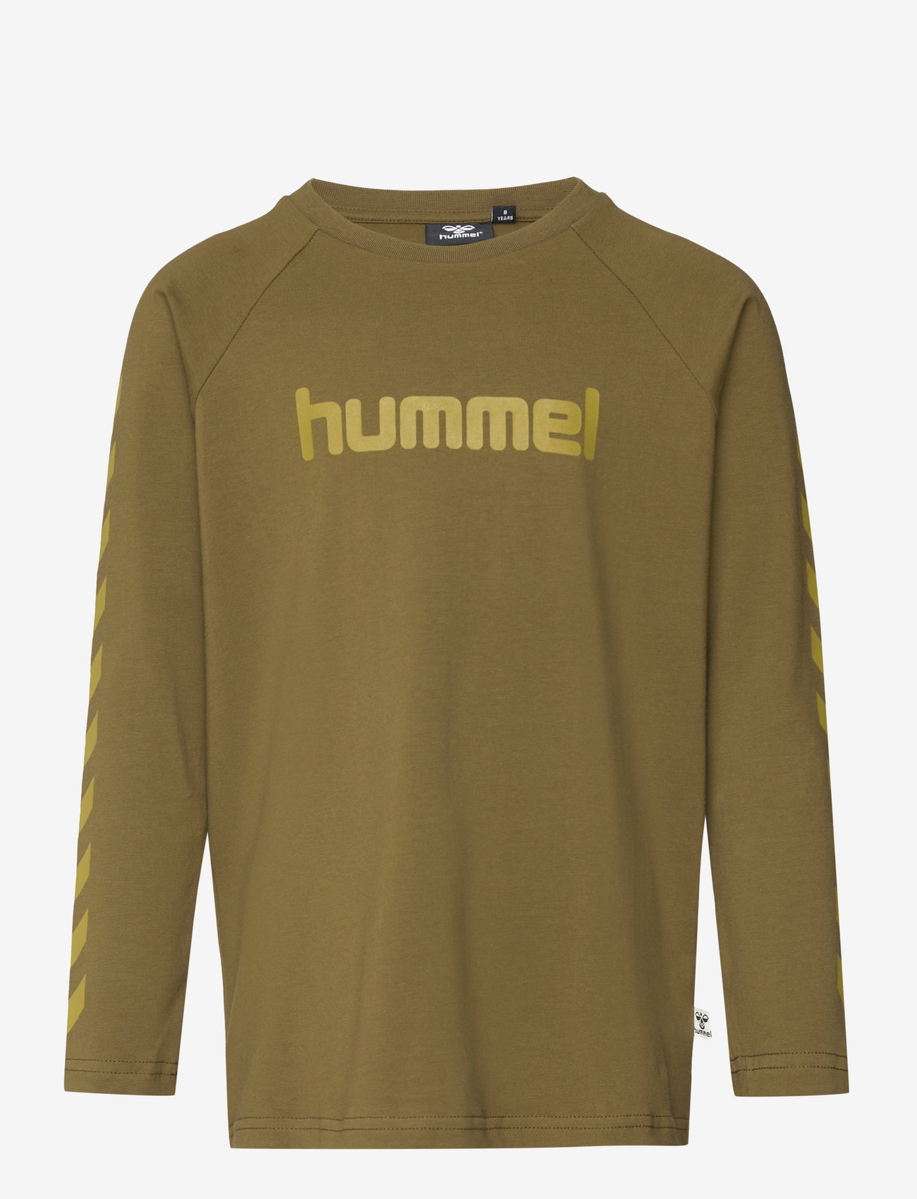 Hummel - hmlBOYS T-SHIRT L/S - pitkähihaiset paidat - green moss - 0