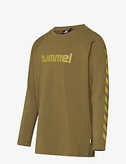 Hummel - hmlBOYS T-SHIRT L/S - pitkähihaiset paidat - green moss - 2