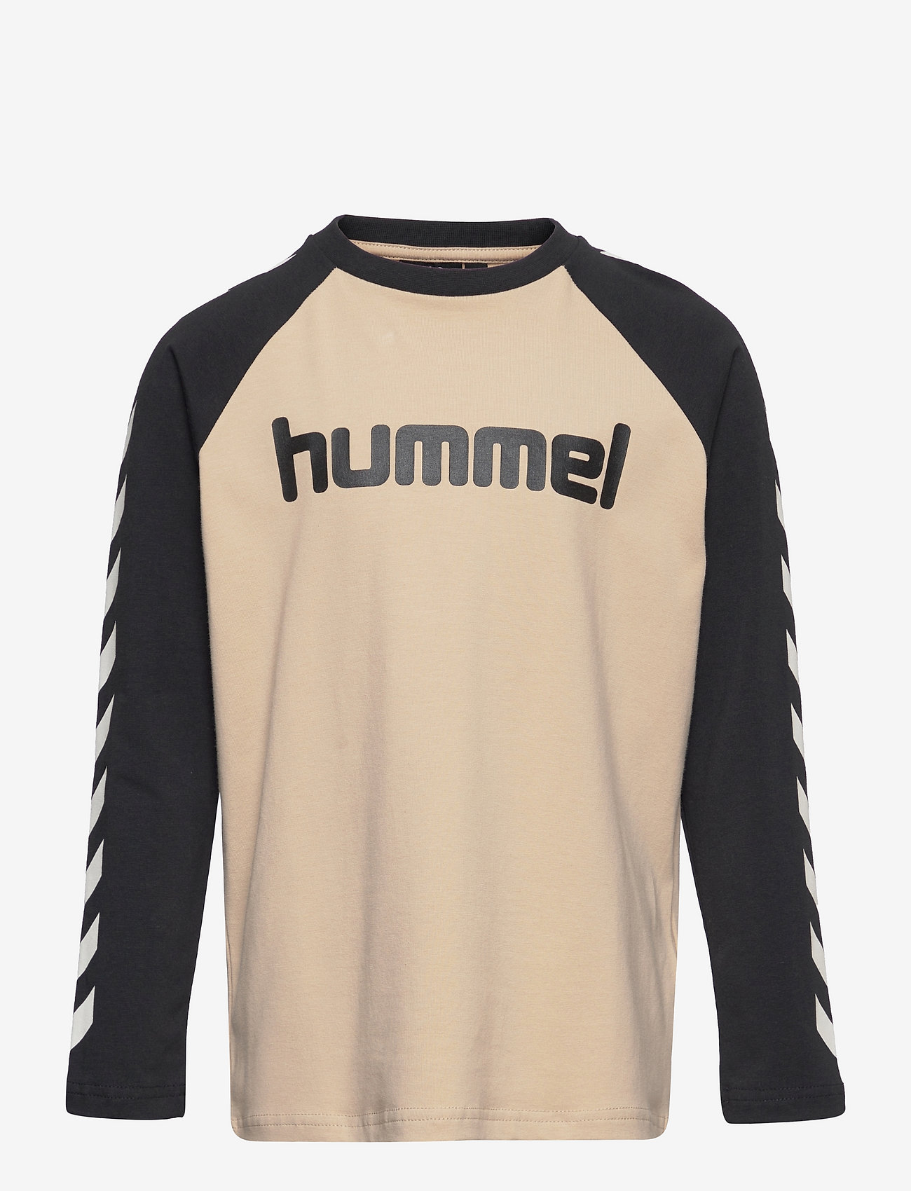 Hummel - hmlBOYS T-SHIRT L/S - långärmade - humus - 0