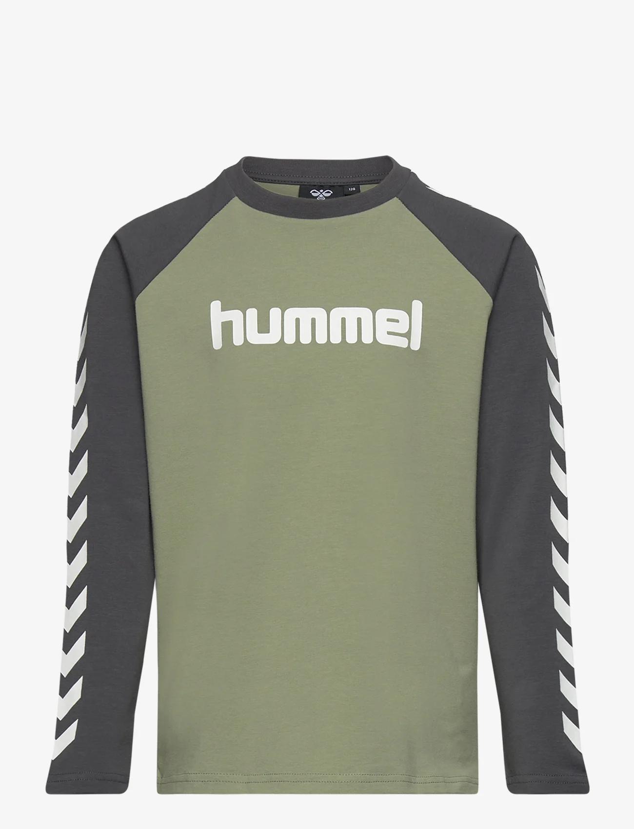 Hummel - hmlBOYS T-SHIRT L/S - pitkähihaiset paidat - oil green - 0