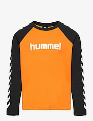 Hummel - hmlBOYS T-SHIRT L/S - pitkähihaiset paidat - persimmon orange - 0