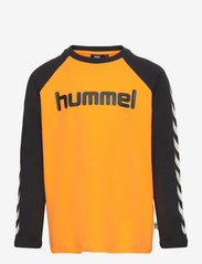 Hummel - hmlBOYS T-SHIRT L/S - pitkähihaiset paidat - saffron - 0