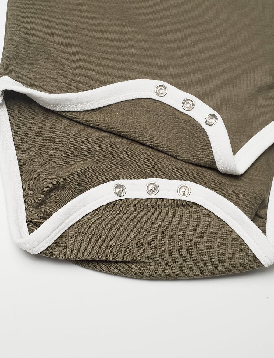 Hummel - hmlFLIPPER LS BODYSTOCKING - pikkade varrukatega bodid - olive night - 4