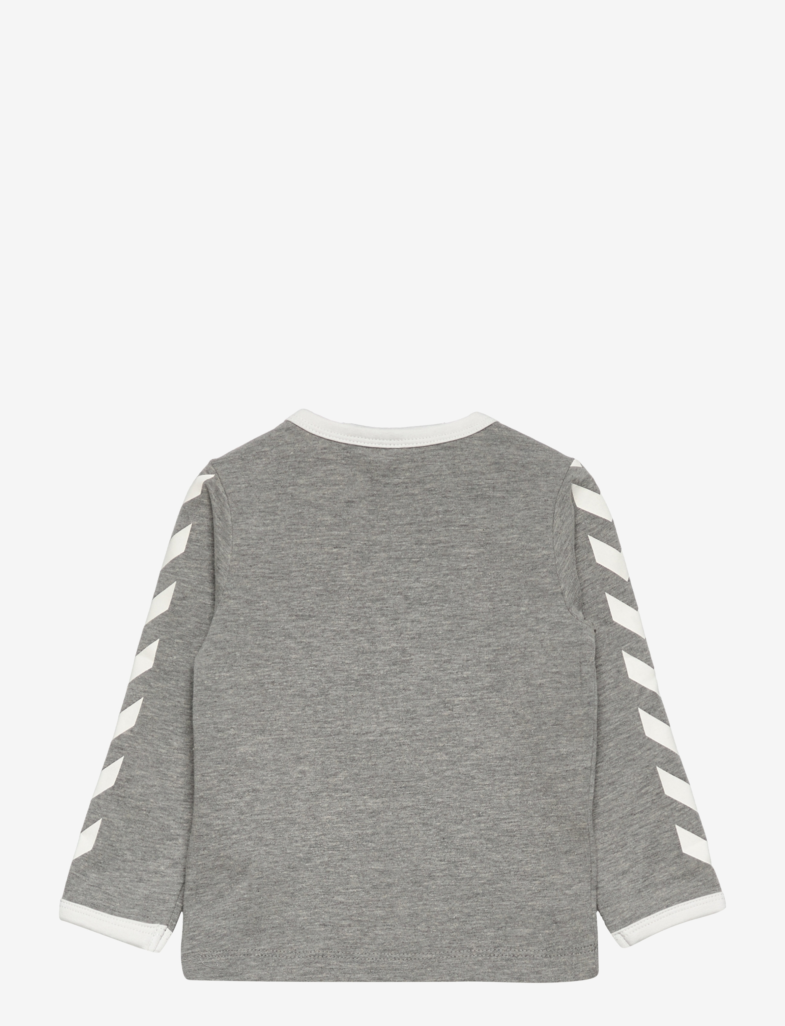 Hummel - hmlFLIPPER T-SHIRT L/S - long-sleeved t-shirts - grey melange - 1