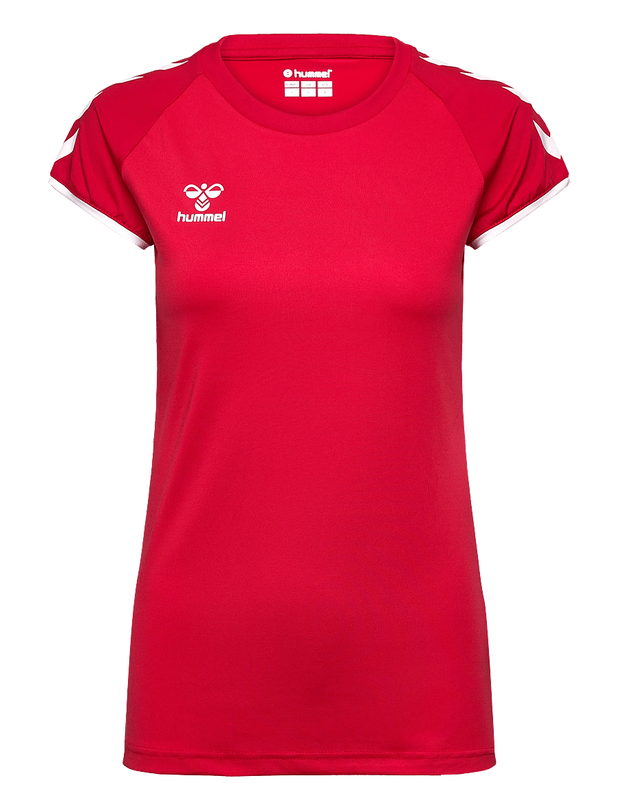 Hummel - hmlCORE VOLLEY STRETCH TEE WO - t-shirts - true red - 0