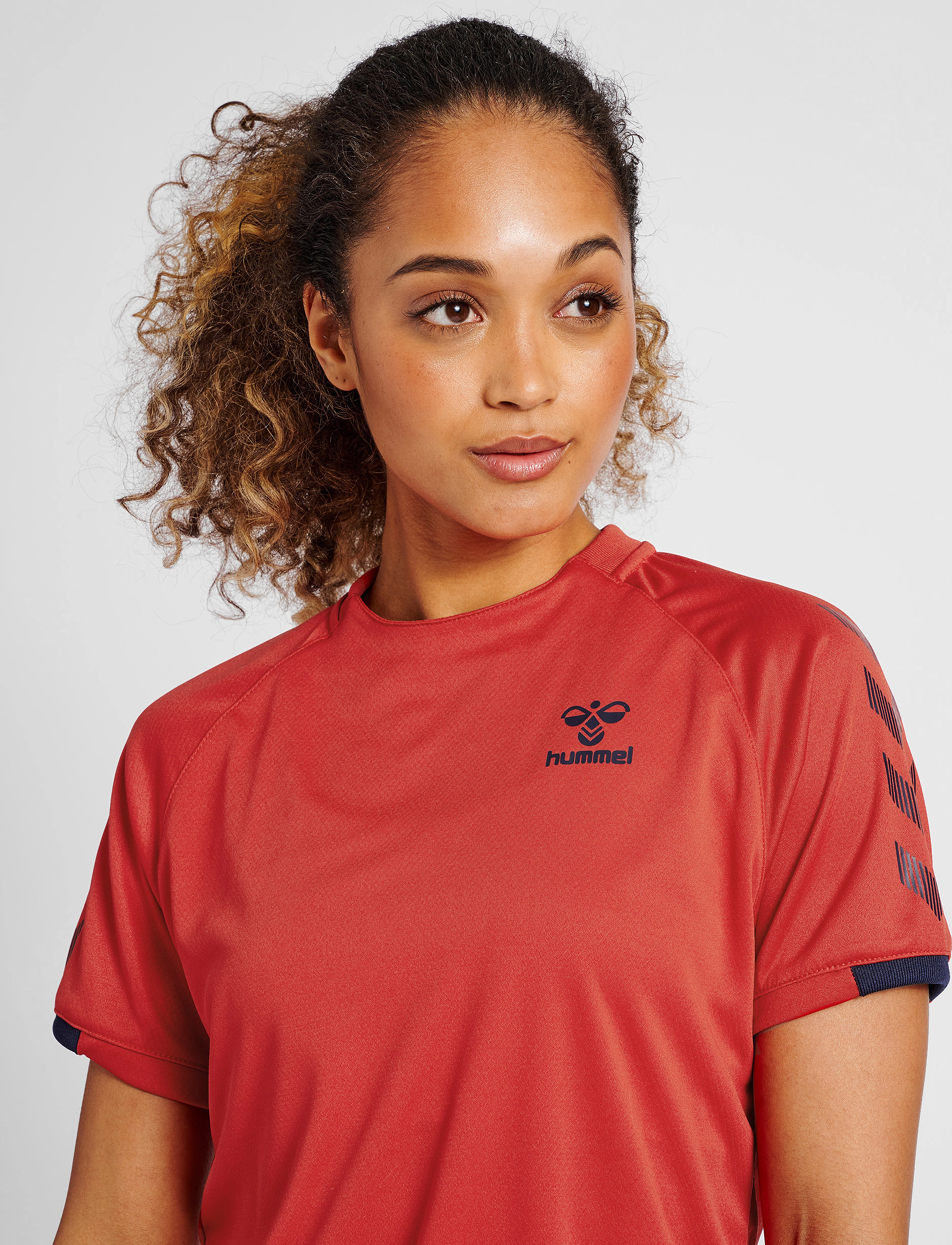 Hummel - hmlGG12 ACTION JERSEY S/S WOMAN - aura orange - 3